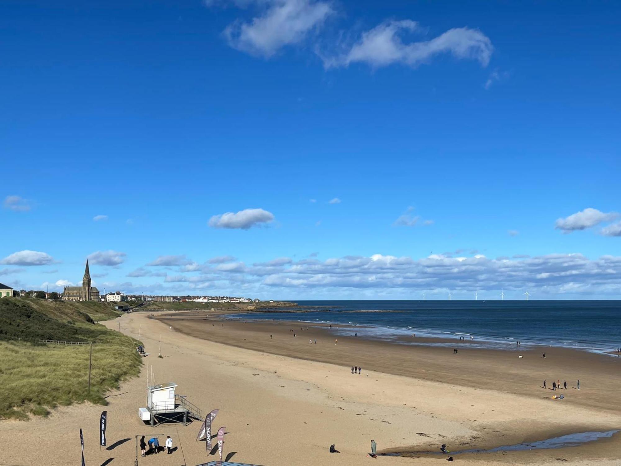 Longsands Beach Apartment 3 Tynemouth Free Onsite Parking Exterior foto